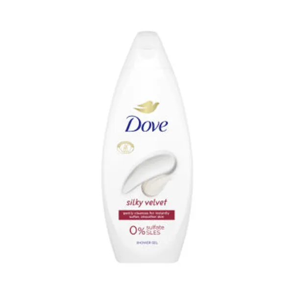 Gel za prhanje Dove, Silky Velvet, 250 ml