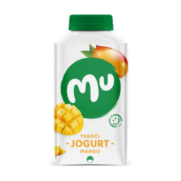 Tekoči jogurt MU, Ljubljanske mlekarne, 500 g