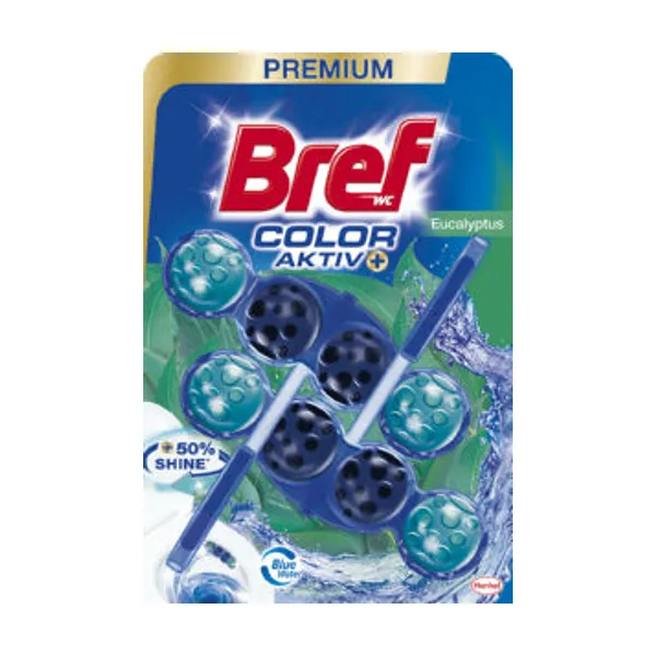 Osvežilec Bref, Blue Aktiv, Eucalyptus, 2 x 50 g