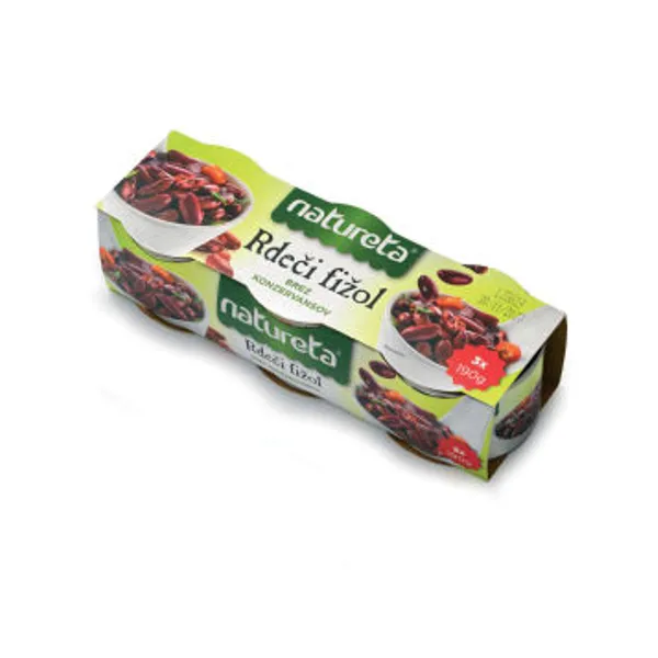 Fižol Natureta, rdeči, 3 x 190 g