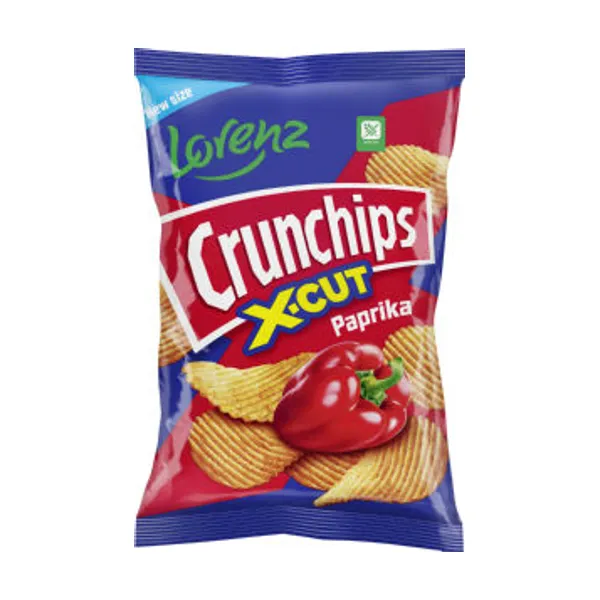 Čips Lorenz, X - cut, paprika, 130 g