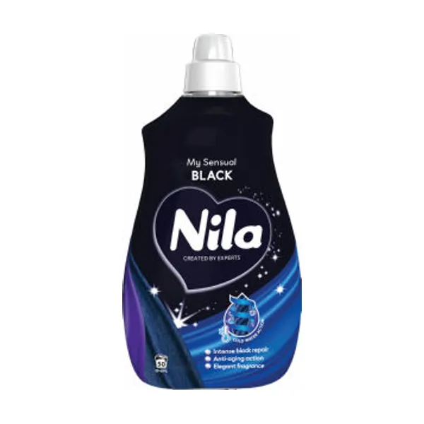 Detergent za pranje perila Nila, gel My sensual black, 50 pranj 2,7l