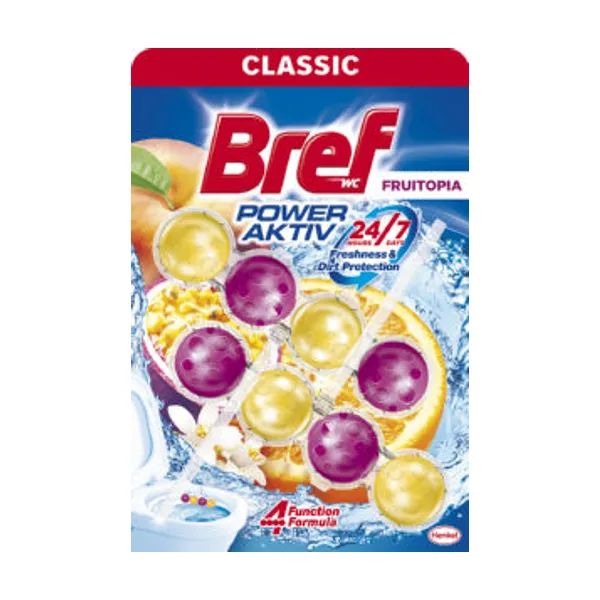 Osvežilec Bref, Power Aktiv Fruitopia, 2 x 50 g