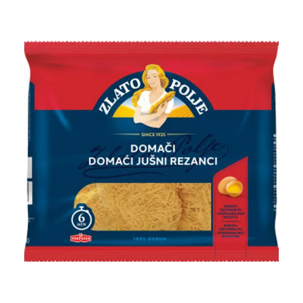 Rezanci Zlato polje, gnezda, valjana, 250 g
