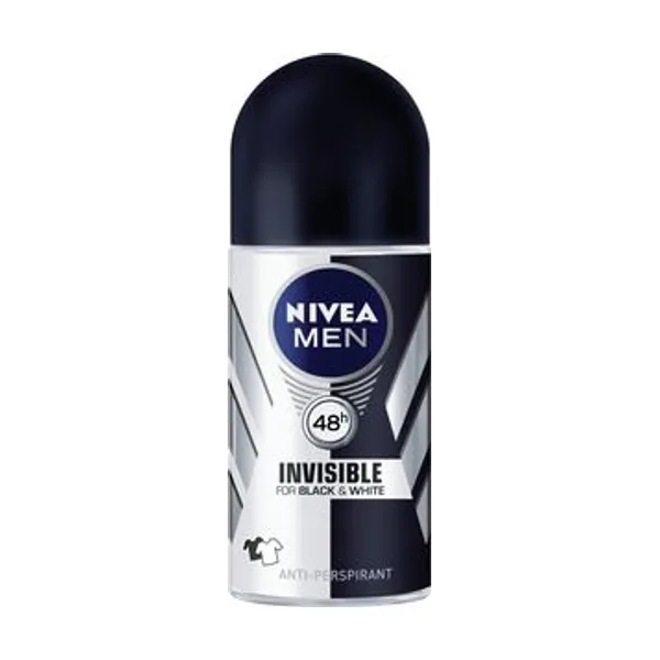 Dezodorant roll-on Nivea Men, Black & White Power, 50 ml