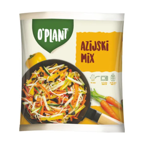 Zelenjavna mešanica O'Plant, azijski mix, zamrznjeno, 400 g