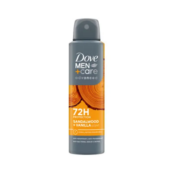 Antiperspirant Dove, sprej, Sandalwood, moški, 150 ml